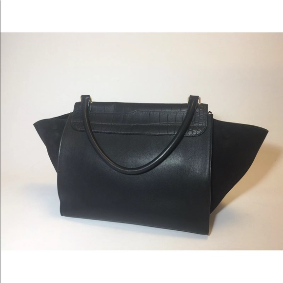 Celine Trapeze Crocodile Leather tote - Picture 3 of 8